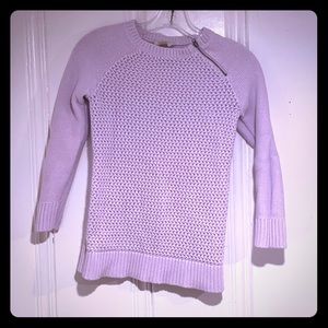 3/4 length lilac sweater Ann Taylor Loft